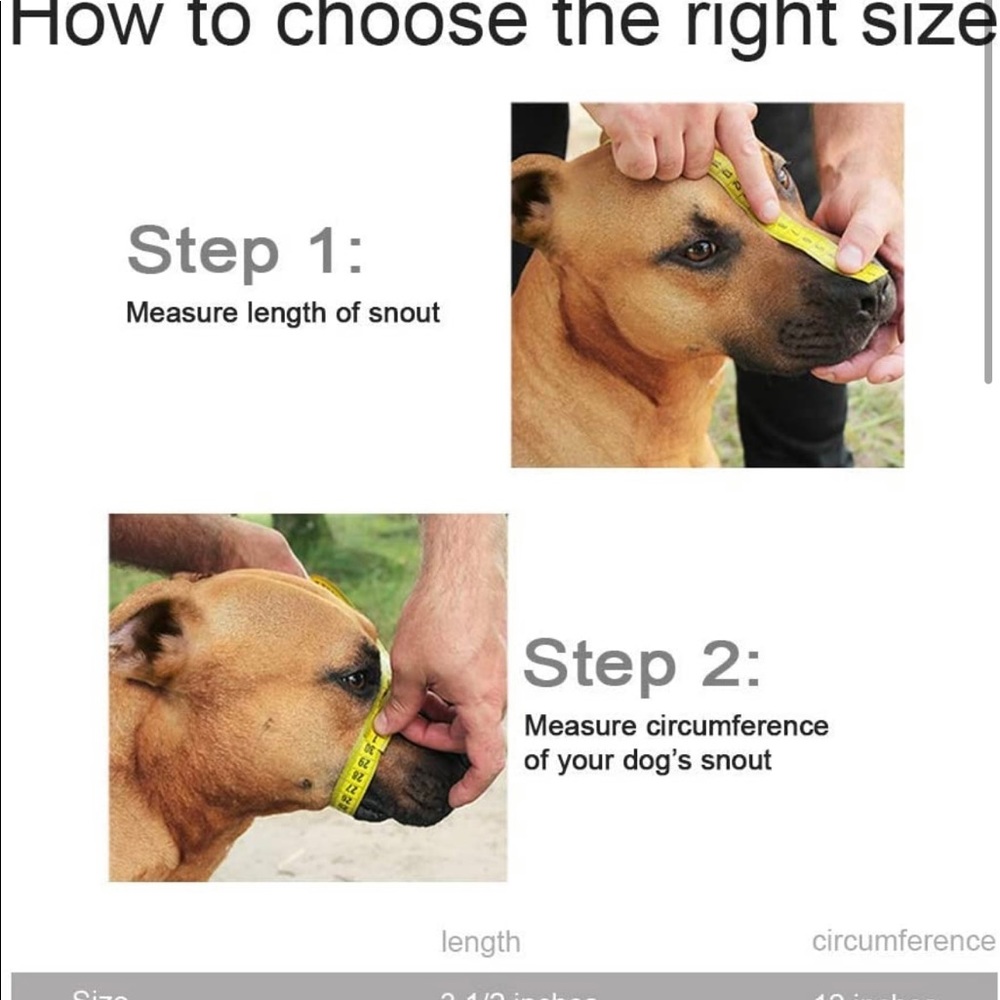 Dog Muzzle - Picture 5 of 7
